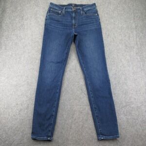 J.Crew Women's Jeans Mid-Rise Skinny Dark Wash Size 29T Stretch